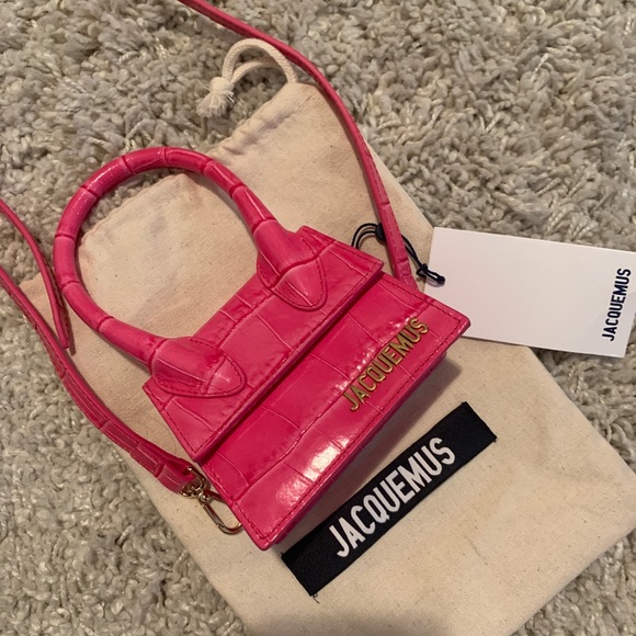 Jacquemus Bags Jacquemus Le Chiquito Mini Pink Croc Bag Poshmark